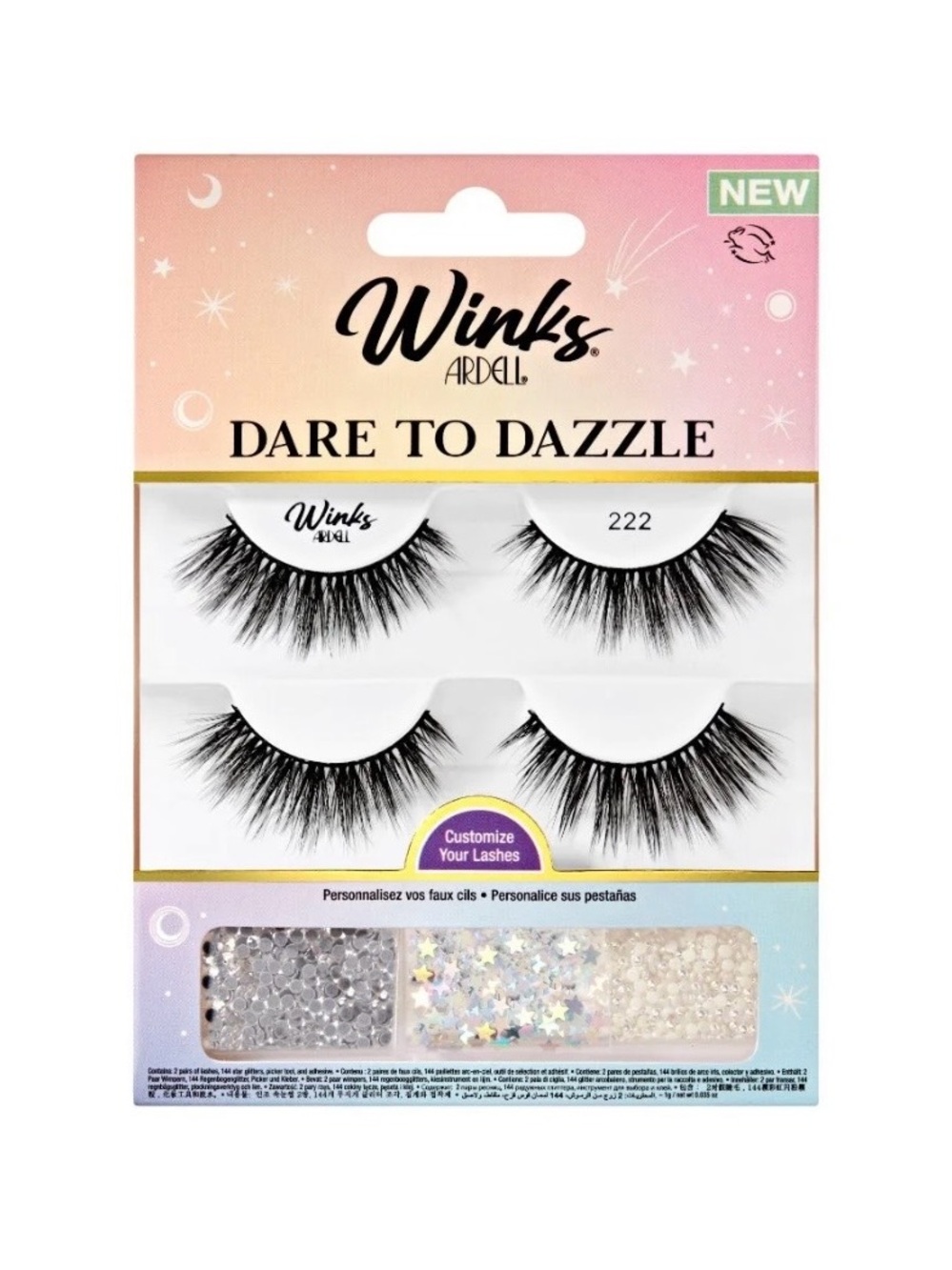 Ardell Professional Winks Dare To Dazzle Lash Kit, 222